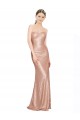 Affordable A-Line Sweetheart Sequin Long Rose Gold Formal Evening Dress Canada