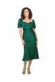 Affordable A-Line Sweetheart Silky Satin Midi Length Hunter Formal Evening Dress Canada