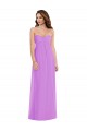 Affordable A-Line Sweetheart Soft Chiffon Long Violet Semi Formal Evening Dress Canada