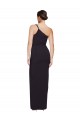 Affordable Sheath Strapless Stretch Crepe Long Black Formal Evening Dress Canada