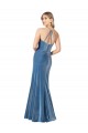 Affordable Sheath Jewel Neck Stretch Velvet Long Black Formal Evening Dress Canada