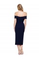 Affordable Mermaid Sweetheart Stretch Crepe Midi Length Dark Navy Formal Evening Dress Canada
