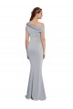 Affordable Mermaid One Shoulder Stretch Crepe Long Grey Formal Evening Dress Canada