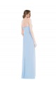 Affordable A-Line Sweetheart Soft Chiffon Long Light Sky Blue Formal Dress Canada
