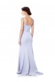Affordable Mermaid High Neck Stretch Crepe Long Light Sky Blue Evening Dress Canada