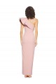 Affordable Sheath One Shoulder Stretch Crepe Long Mauve Formal Evening Dress Canada