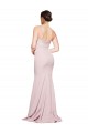 Affordable Sheath Strapless Stretch Crepe Sweep Train Mauve Formal Evening Dress Canada