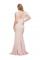 Affordable Sheath Sweetheart Stretch Crepe & Tulle Long Mauve Formal Dress Canada