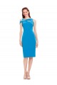 Affordable Mermaid Stretch Crepe Cocktail Length Formal Evening Dress Canada