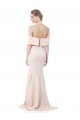 Affordable Mermaid High Neck Stretch Crepe Long Nude Formal Evening Dress Canada