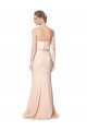 Affordable Mermaid High Neck Stretch Crepe Long Nude Black Tie Evening Dress Canada