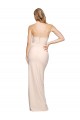 Affordable Sheath Strapless Stretch Crepe Long Nude Formal Evening Dress Canada