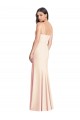 Affordable Trumpet Sweetheart Stretch Crepe Long Nude Semi Formal Evening Dress Canada