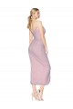Affordable Mermaid High Neck Soft Chiffon Knee Length Primrose High Low Evening Dress Canada