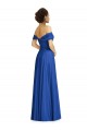 Affordable A-Line Sweetheart Soft Chiffon Long Royal Blue Semi Formal Evening Dress Canada