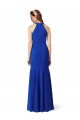 Affordable Mermaid V-Neck Stretch Crepe Long Royal Blue Formal Evening Dress Canada