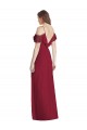 Affordable Trumpet V-Neck Soft Chiffon Long Royal Blue Semi Formal Evening Dress Canada