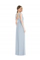 Affordable A-Line Sweetheart Soft Chiffon Long Sea Glass Semi Formal Evening Dress Canada