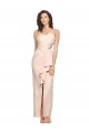 Affordable Sheath Strapless Stretch Crepe Long Nude Semi Formal Evening Dress Canada