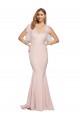Affordable Sheath Sweetheart Stretch Crepe & Tulle Long Mauve Formal Dress Canada