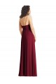 Affordable Trumpet V-Neck Soft Chiffon Long Smoke Green Formal Evening Dress Canada