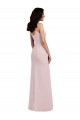 Affordable Trumpet Spaghetti Straps Stretch Crepe Long Formal Evening Dress Canada