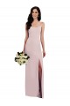 Affordable Trumpet Spaghetti Straps Stretch Crepe Long Formal Evening Dress Canada